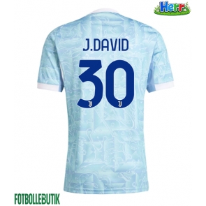 Juventus Jonathan David #30 Bortatröja 2025-26 Kortärmad